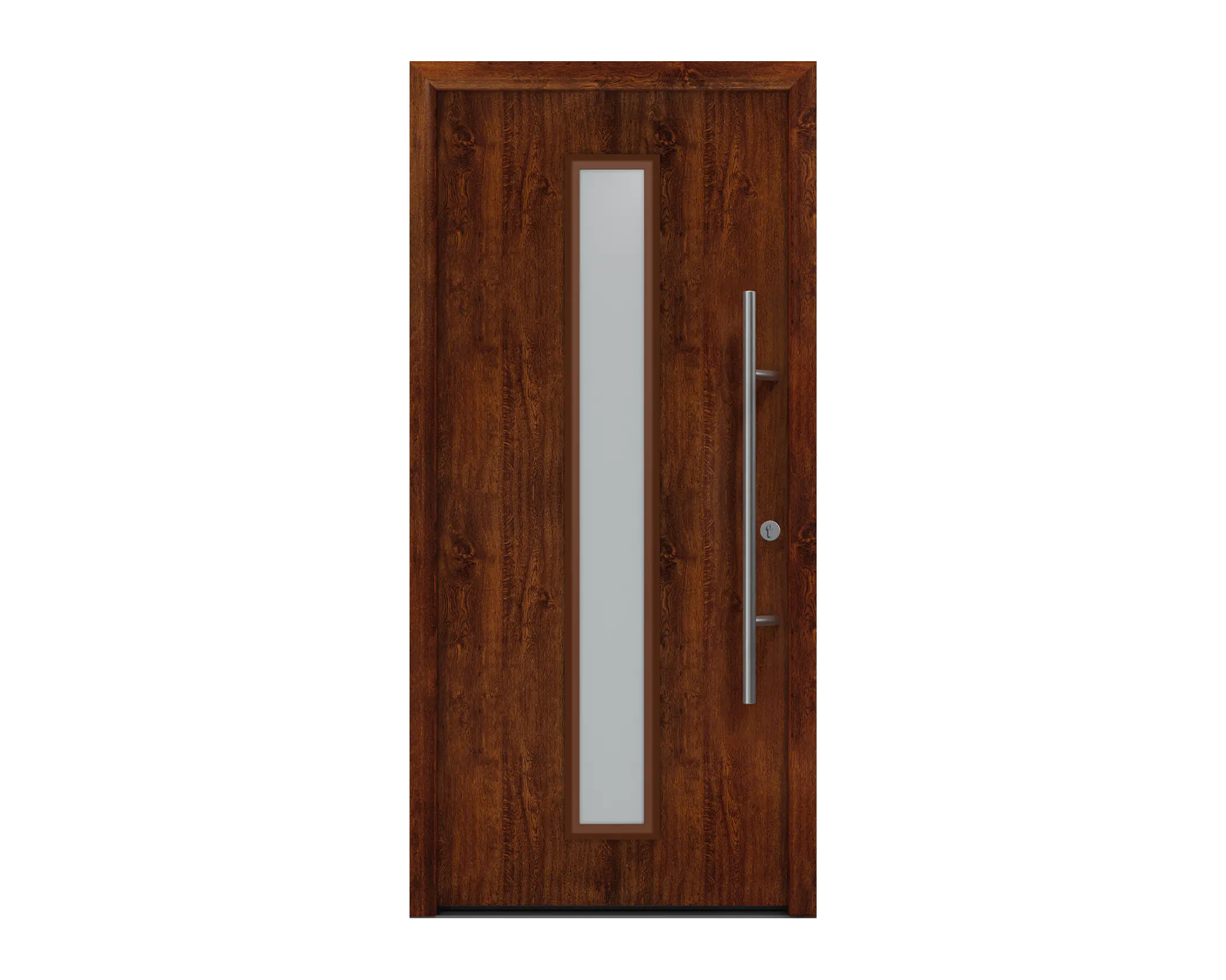 EcoStar Haustür ISOPRO Secur IPS 020 RC2 dark oak 110 x 210 cm EcoStar Haustür ISOPRO Secur IPS 020 RC2 dark oak 110 x 210 cm