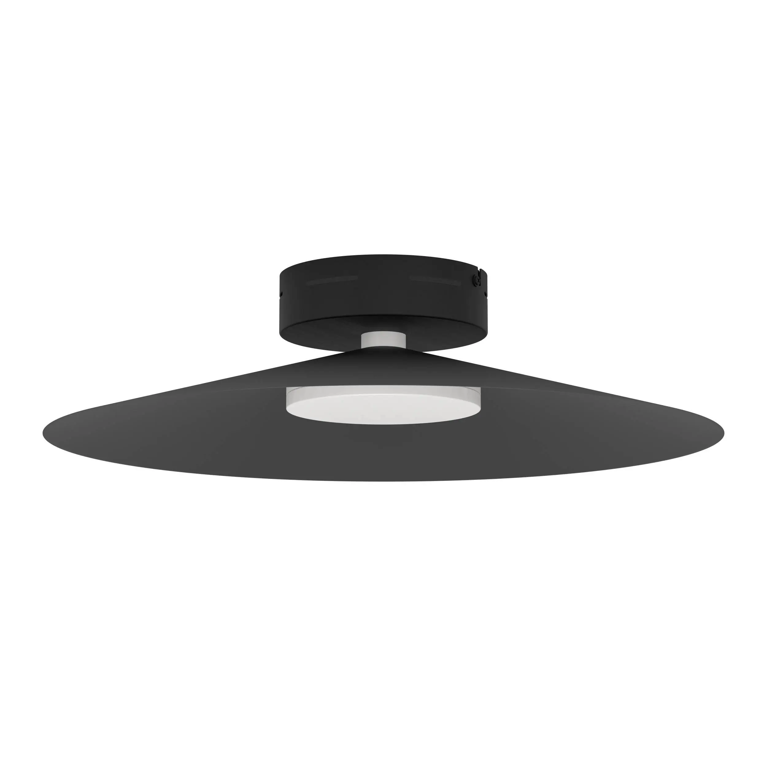 Eglo LED Deckenleuchte Conomavilla-Z schwarz Ø 43 x 11 cm RGB dimmbar