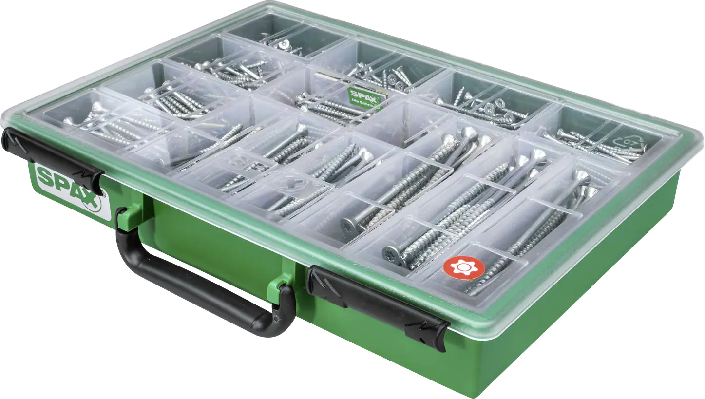 Spax Sortimentskasten Wirox TX - 387 Stk. Spax Sortimentskasten Wirox TX - 387 Stk.