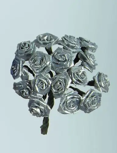 Glorex Diorröschen silber