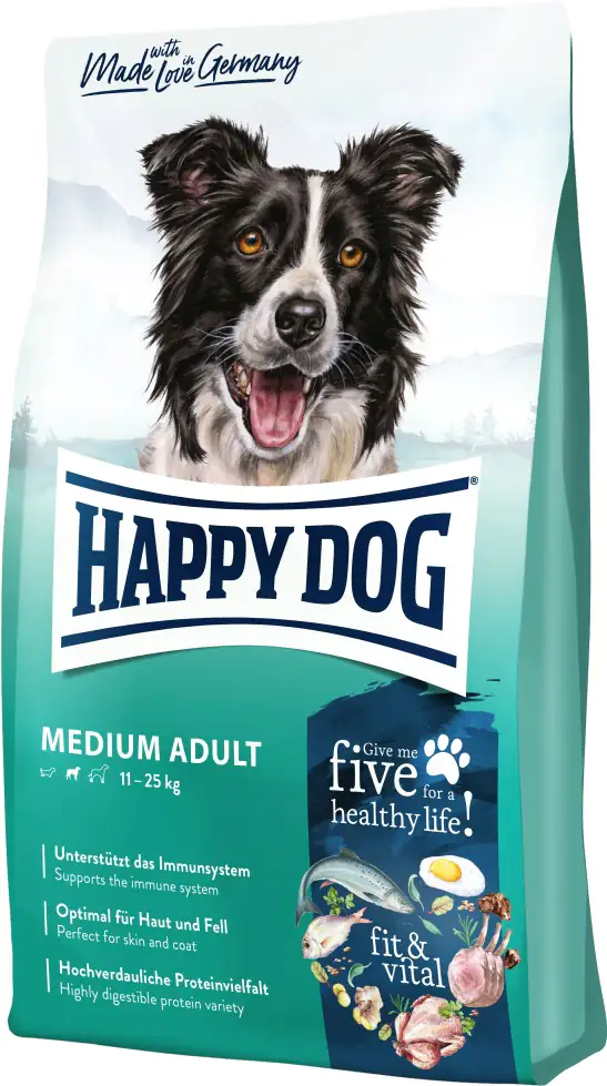 HappyDog Hundefutter Fit & Vital Medium Adult 1 kg HappyDog Hundefutter Fit & Vital Medium Adult 1 kg