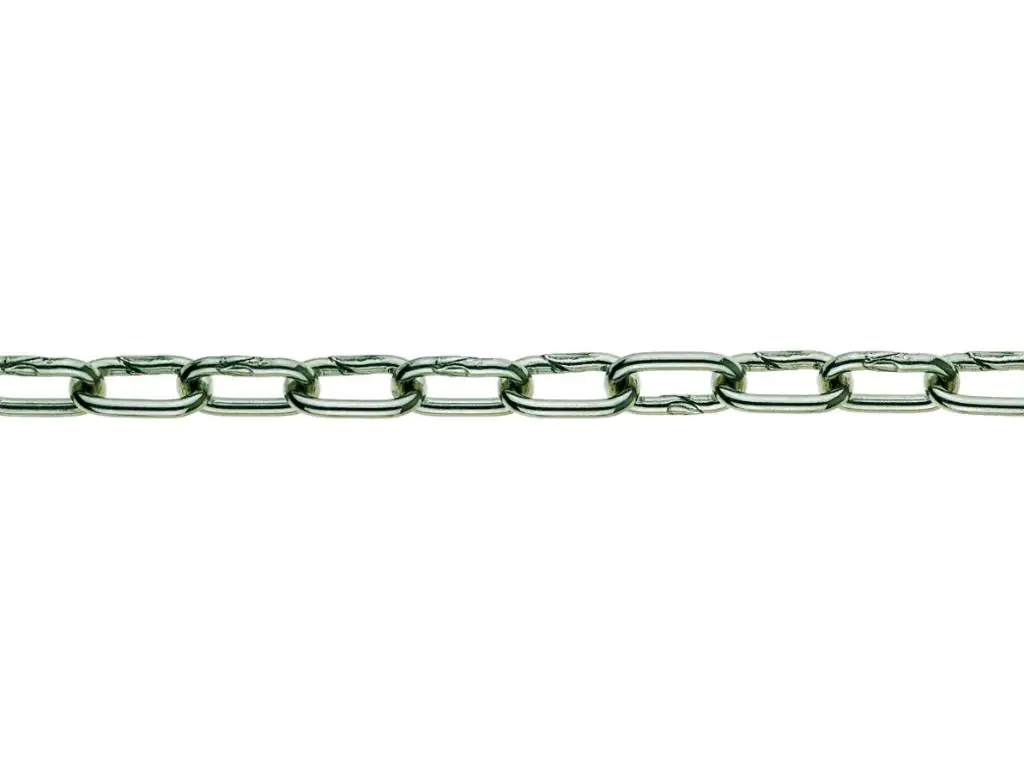 Conacord Rundstahl Kette 2,5 mm verzinkt Form A, 14 mm x 4,5 mm