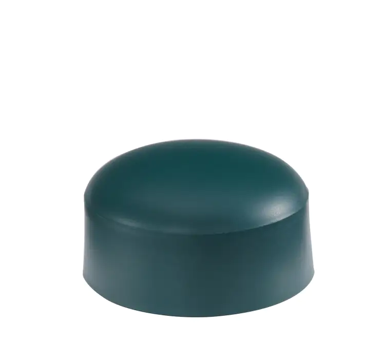 Alberts Pfostenkappe für runde Metallpfosten 34 mm Ø grün
