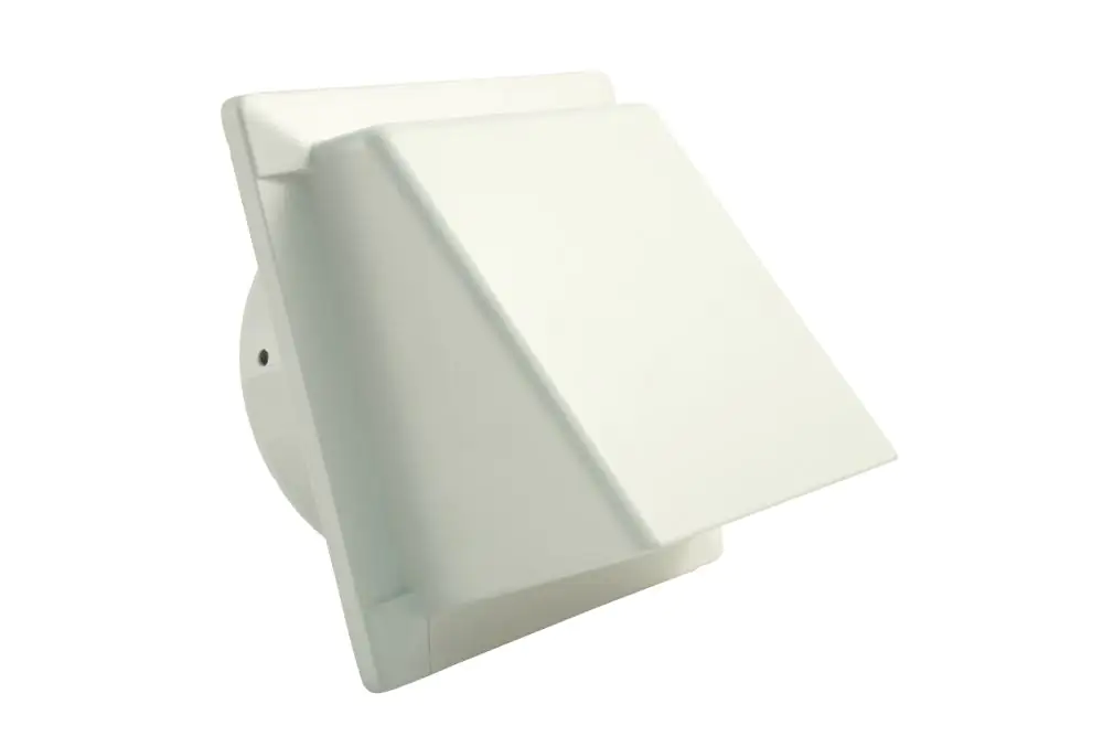 Marley Ablufthaube für außen Ø 100 mm, mit Rückstauklappe, weiß Marley Ablufthaube für außen Ø 100 mm, mit Rückstauklappe, weiß