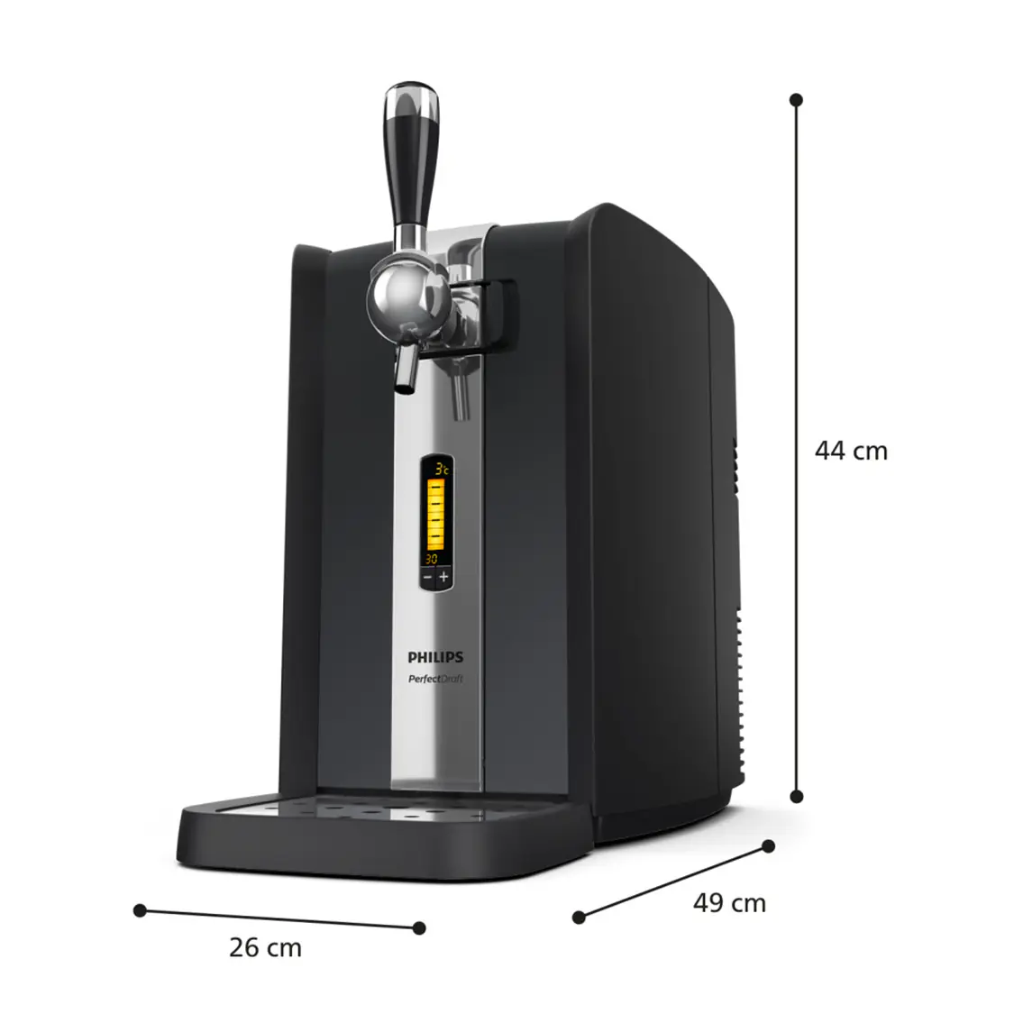 Perfect Draft Philips Bierzapfanlage HD 3720/26 für 6 l Party Fässer