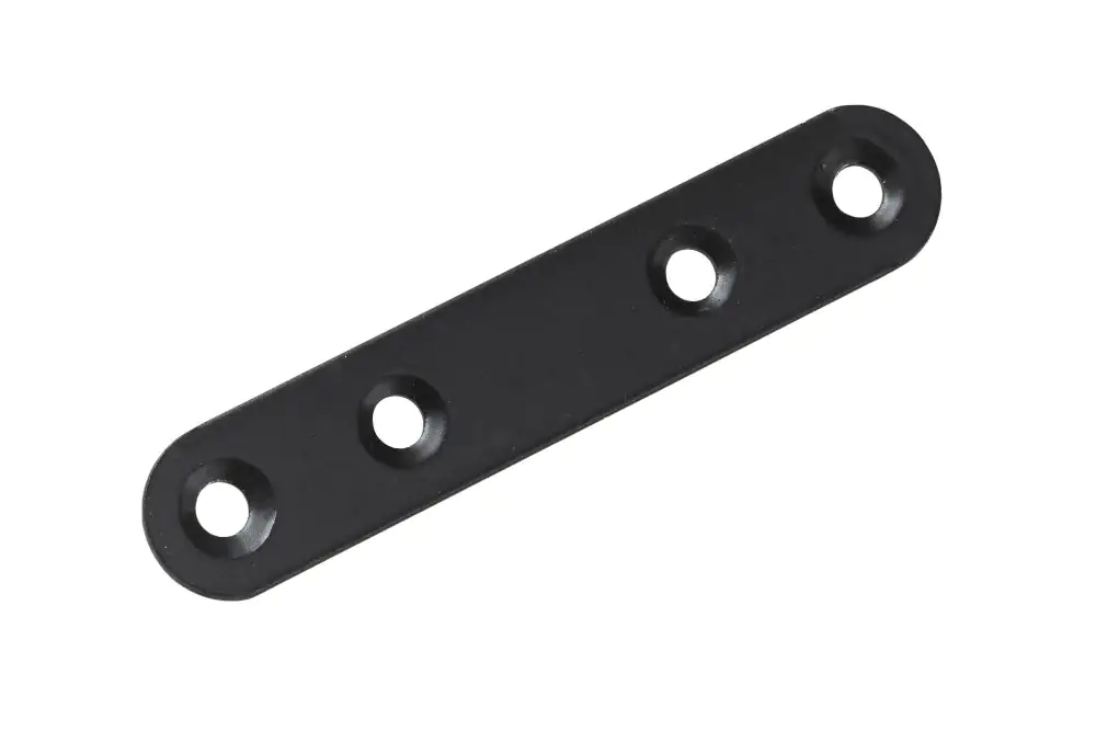 Hettich Verbindungsblech 15 x 80 mm schwarz - 1 Stück