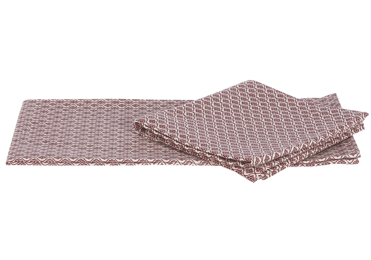 Mica Geschirrtuch Badhi braun 70 X 50 cm