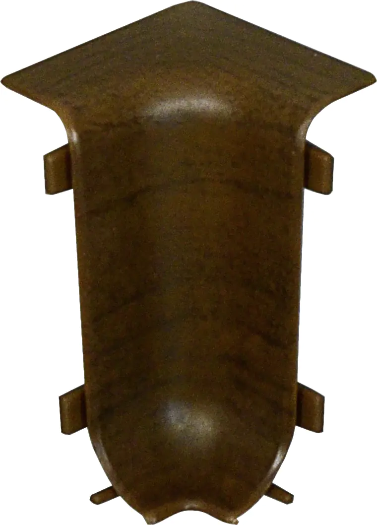 Inneneck für Kunststoffleiste KU.050 nussbaum