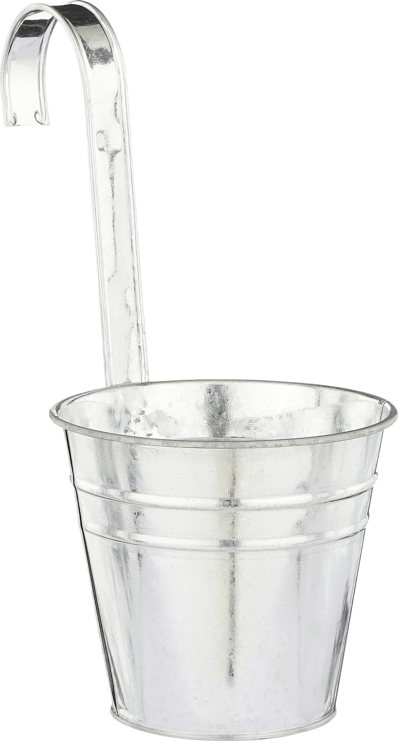 Mica Decorations Topf Joey Eisen Ø 13 x 12 cm hängend grau