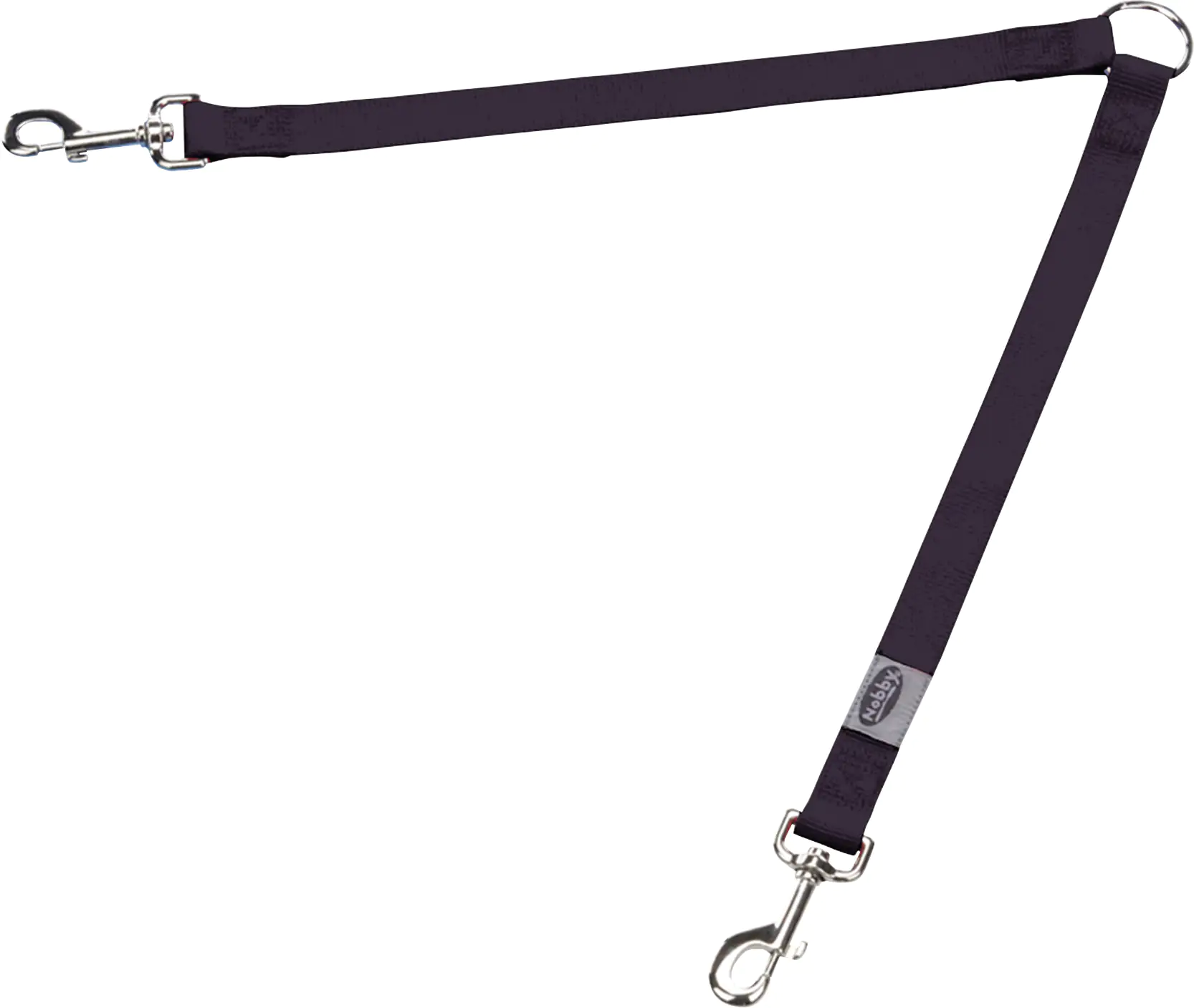 Nobby Koppel Leine Classic schwarz 2 x 40 cm Nobby Koppel Leine Classic schwarz 2 x 40 cm