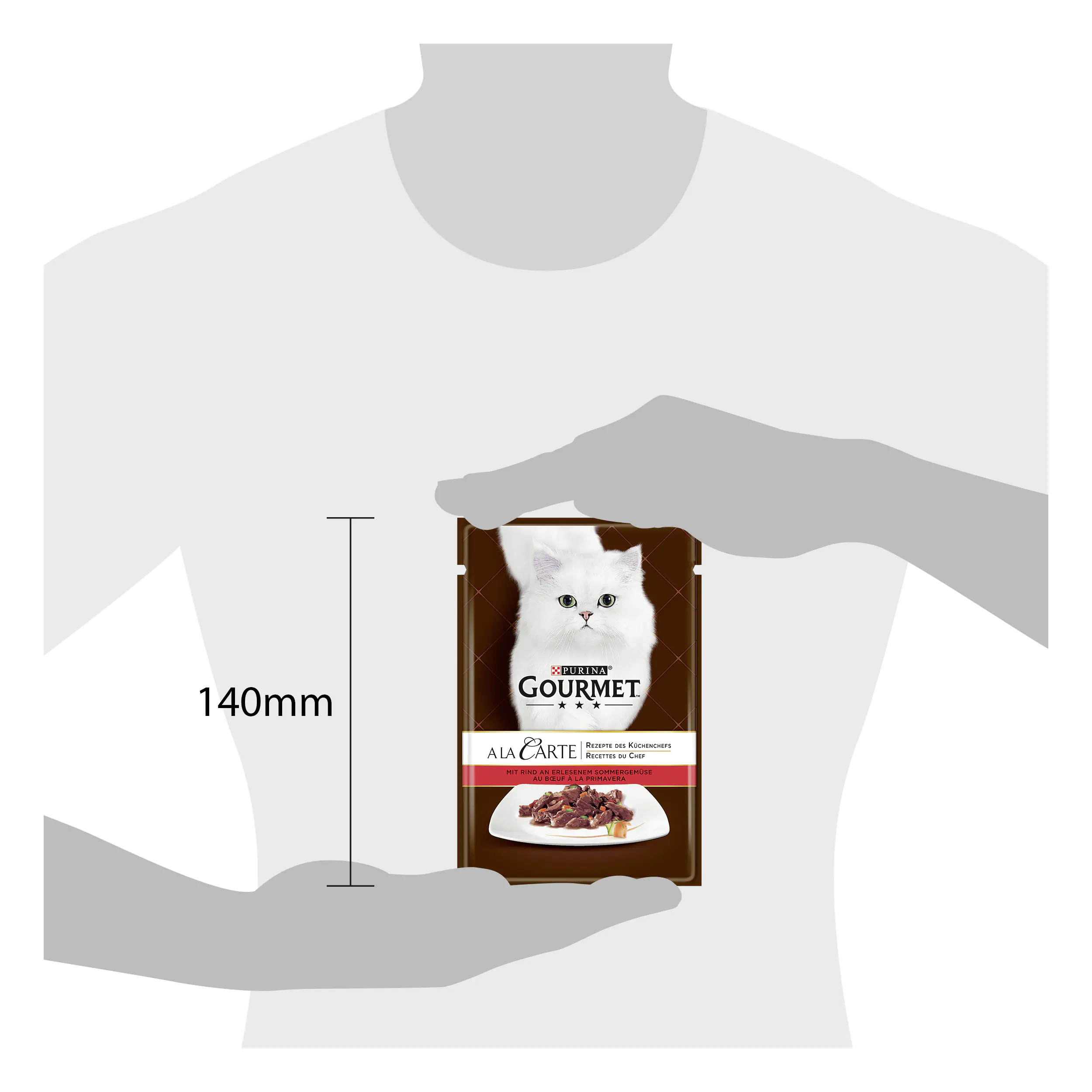Gourmet A la Carte mit Rind an erlesenem Sommergemüse 85 g Gourmet A la Carte mit Rind an erlesenem Sommergemüse 85 g
