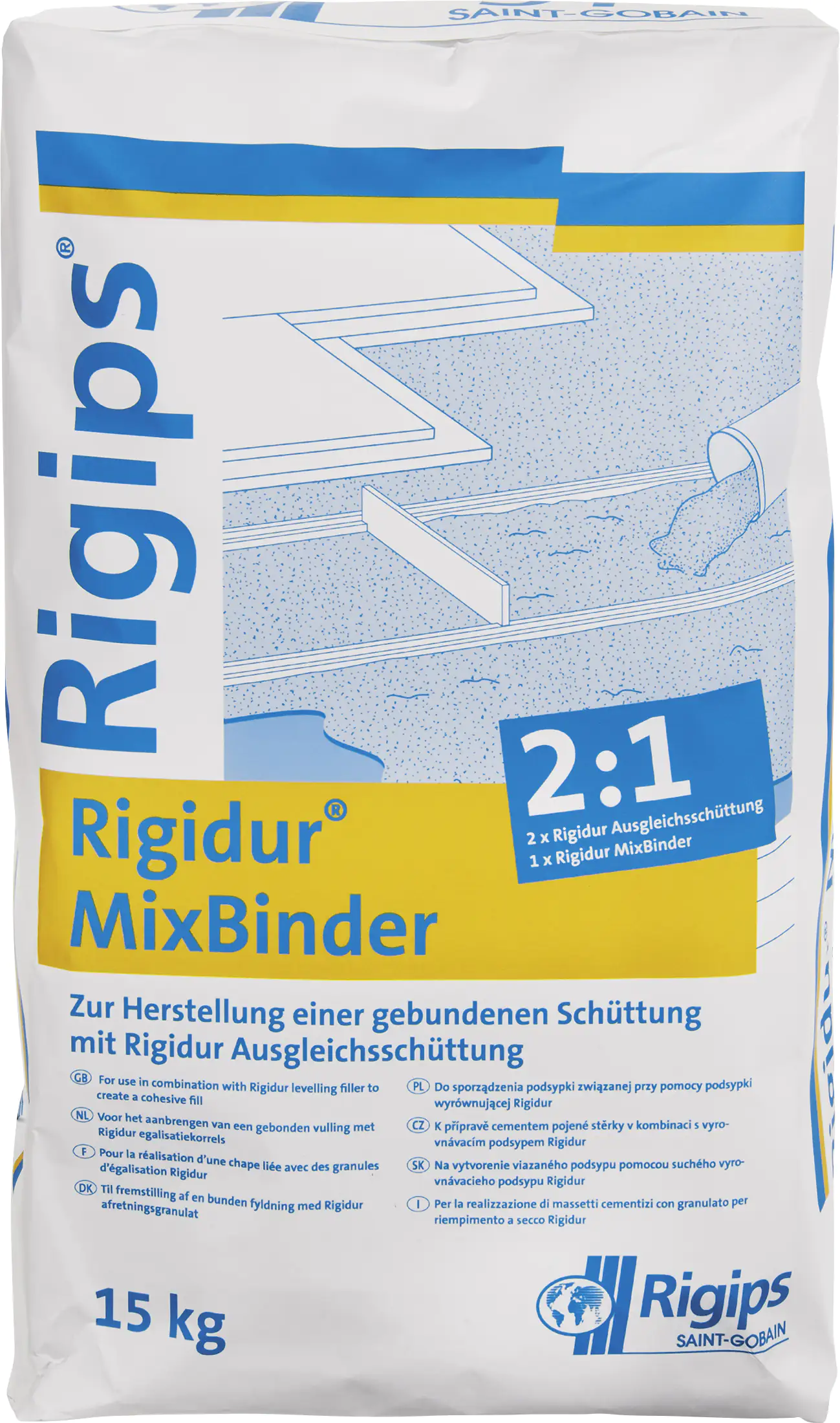 Rigips Rigidur MixBinder 15 kg Rigips Rigidur MixBinder 15 kg