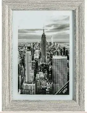 Bilderrahmen Riga grau, 13 x 18 cm