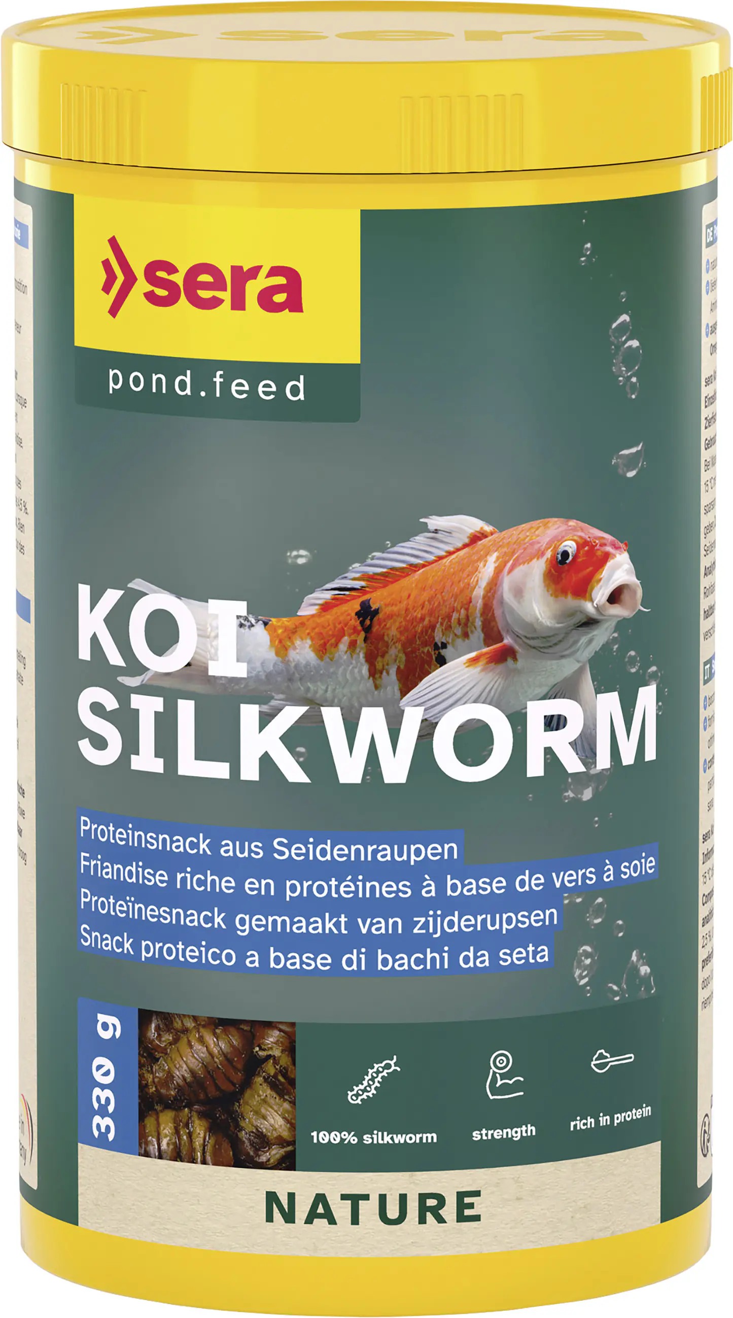 Sera Koifutter Snack Silkworm Seidenraupen Nature 1 L Sera Koifutter Snack Silkworm Seidenraupen Nature 1 L