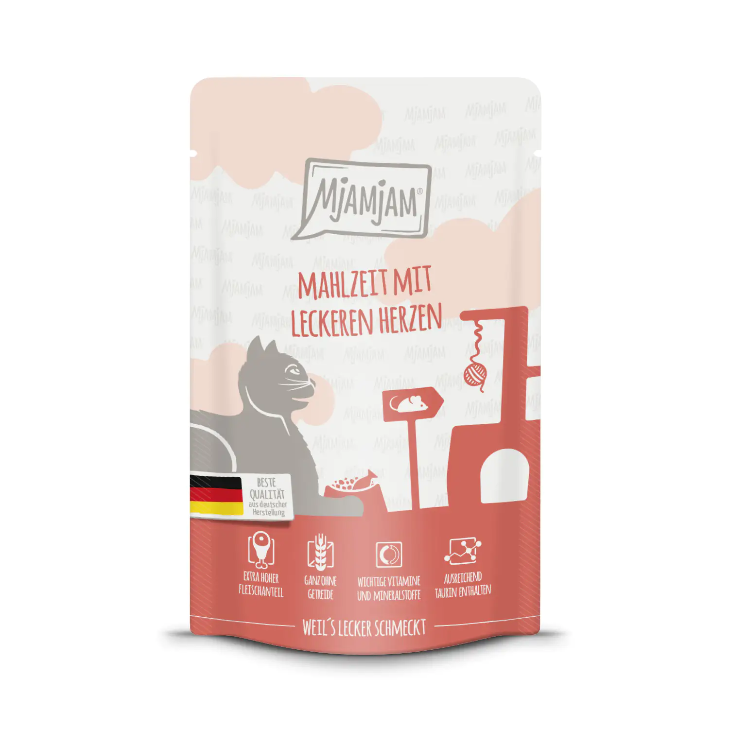 MjAMjAM - Quetschie - Mahlzeit mit leckeren Herzen 125 g 125 g