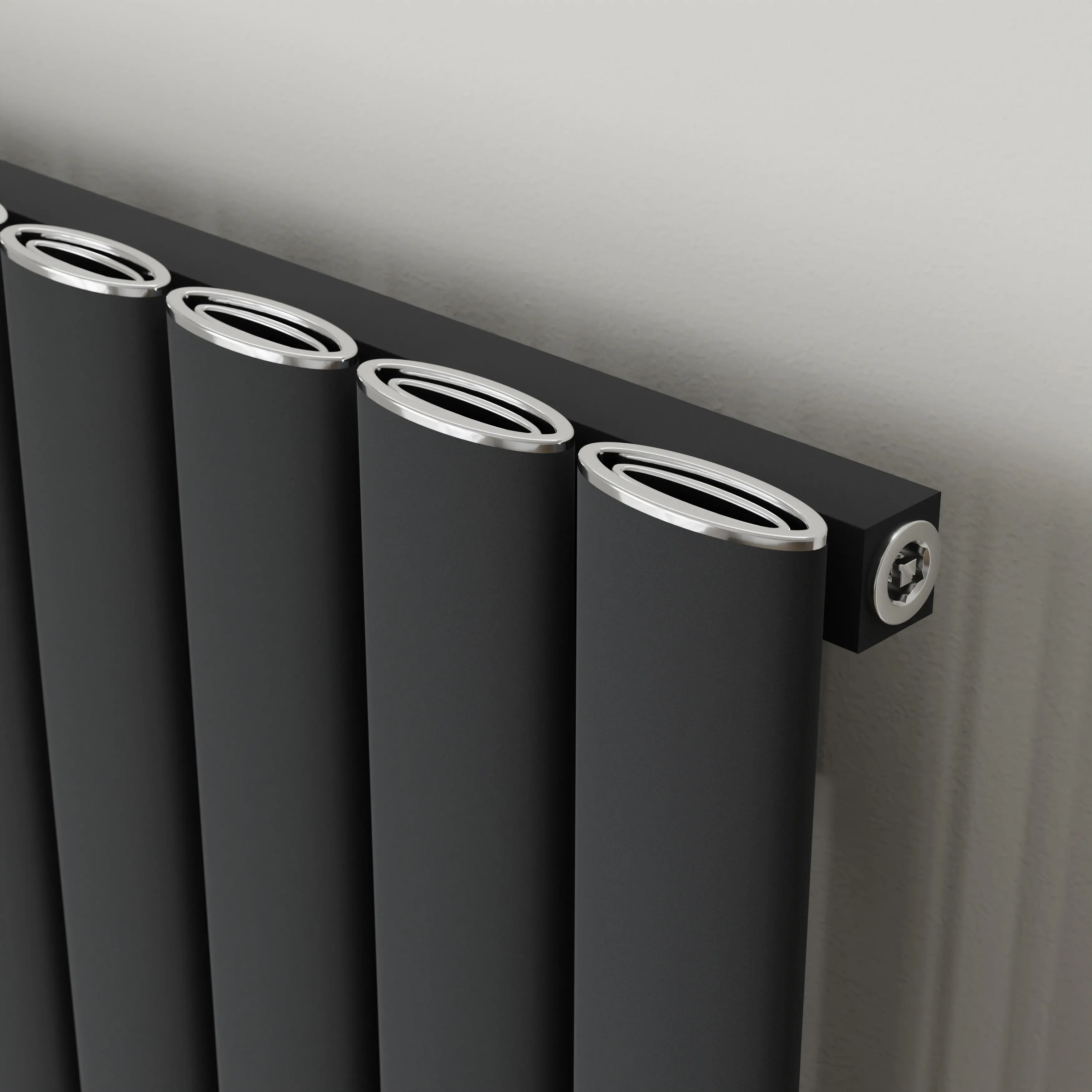 Ximax Design-Heizkörper Novus 180 x 34,5 cm 815 Watt anthrazit Struktur