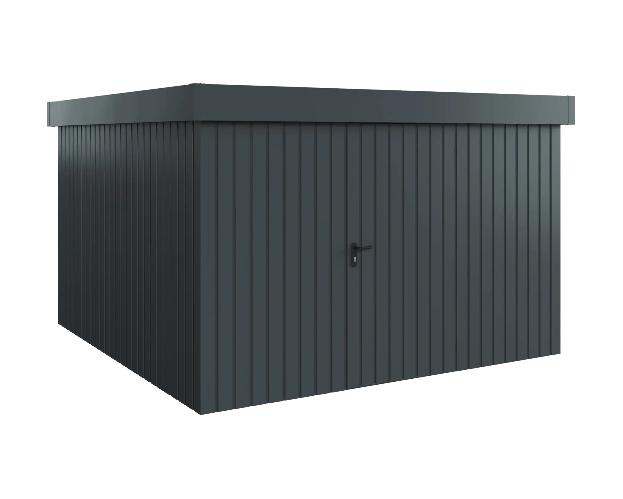 EcoStar Metallgerätehaus Euroline EFD14 anthrazit 310 x 310 cm 1-flg. EcoStar Metallgerätehaus Euroline EFD14 anthrazit 310 x 310 cm 1-flg.