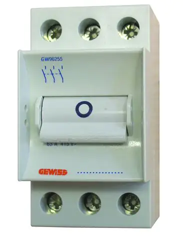 Gewiss Hauptschalter 63A 3-polig