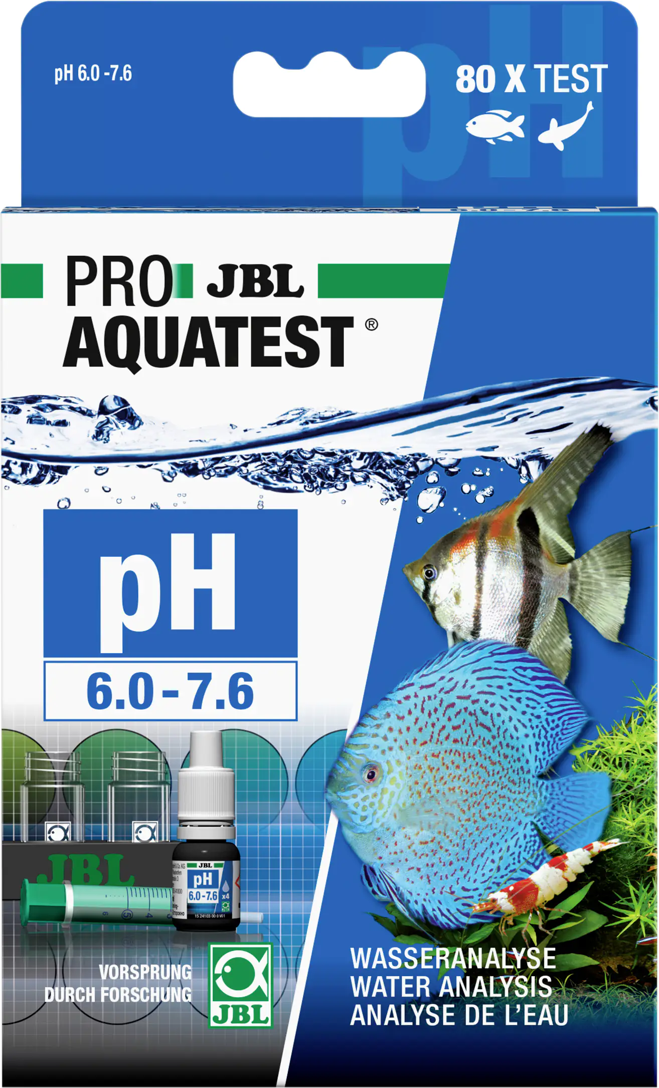 JBL PROAQUATEST pH 6.0-7.6 weiß / transparent / schwarz