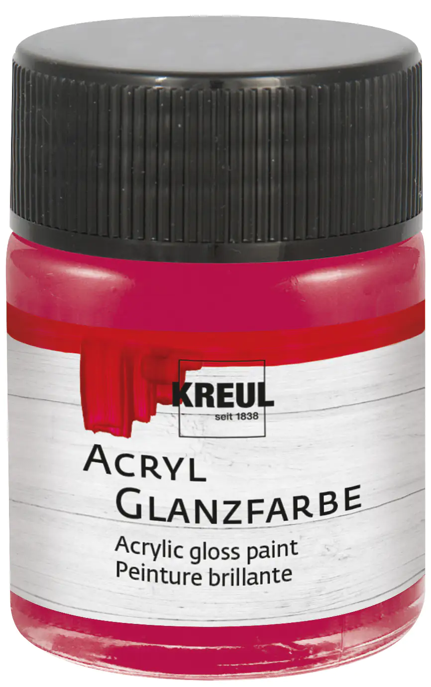 Kreul Acryl Glanzfarbe bordeaux 50 ml