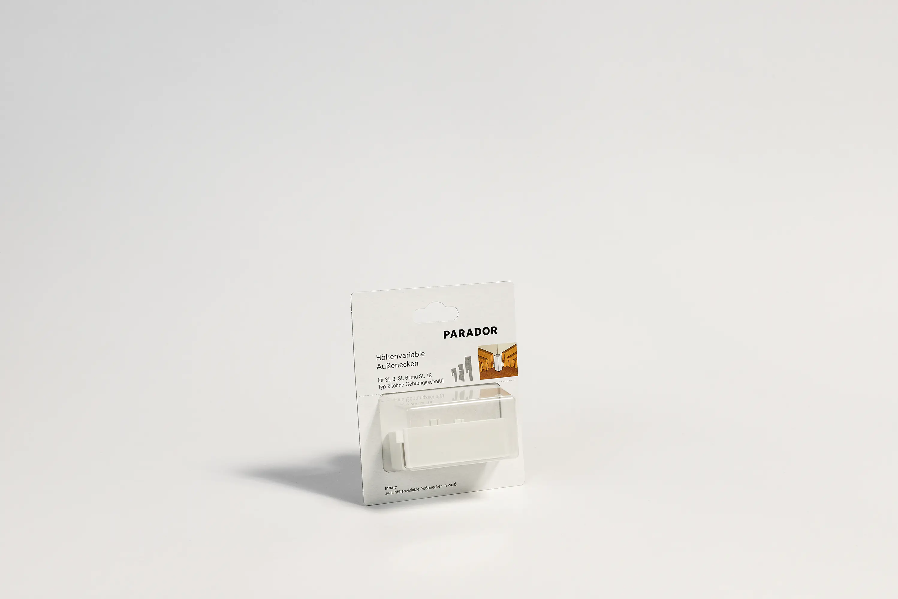 Parador Universal Außenecken Typ 2 SL3 & SL18 weiß