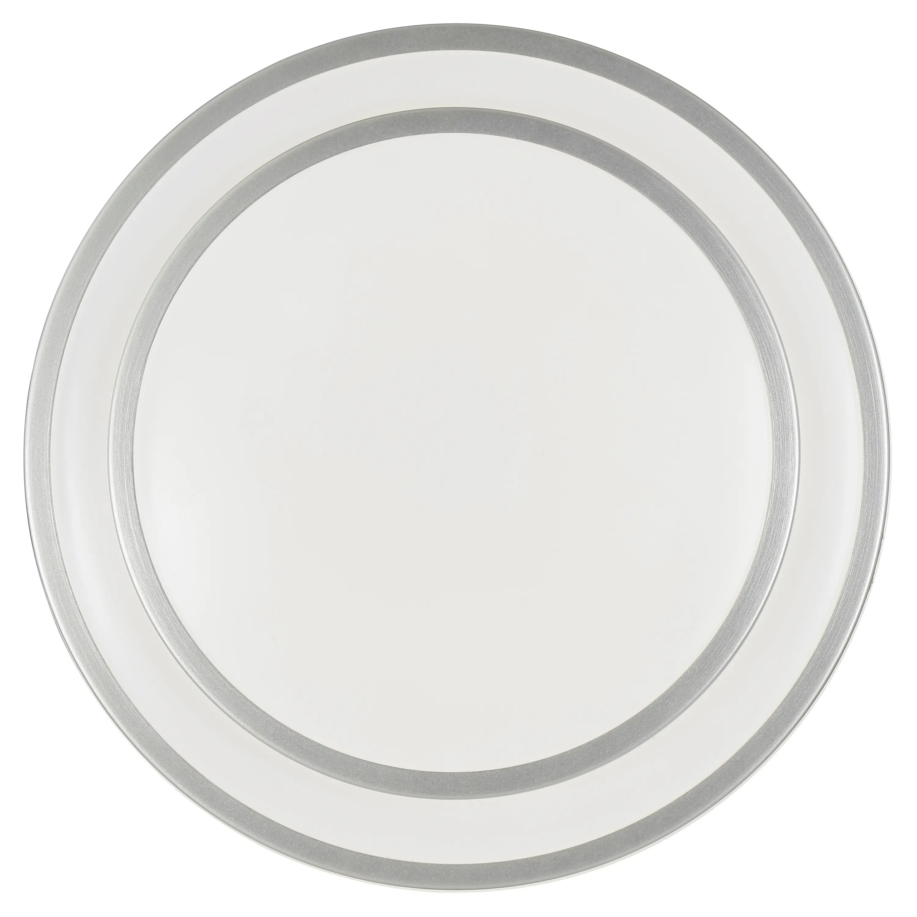 Brilliant LED Deckenleuchte Luciano Ø 29,5 x 6,5 cm neutralweiß aluminium weiß