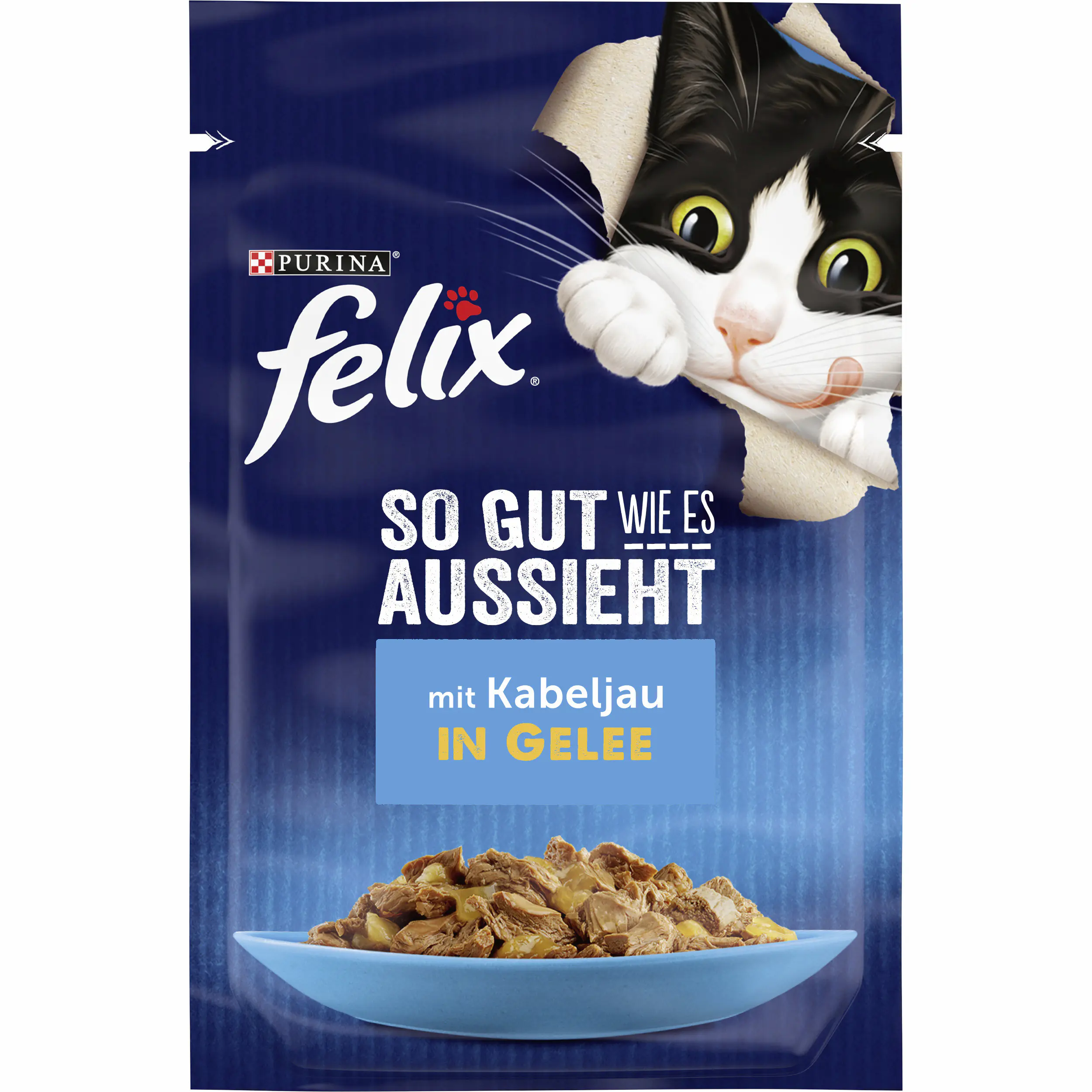 Felix So gut wie es aussieht in Gelee mit Kabeljau 85 g