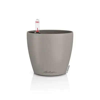 Lechuza Übertopf Kunststoff Classico Color 12 Komplettset Ø 15 x 14 cm sandbraun