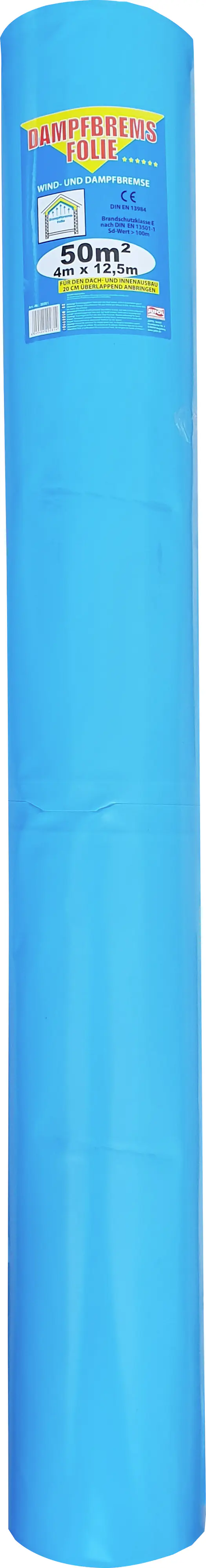 Jufol Dampfbremse 12,5 x 4 m = 50 m² blau