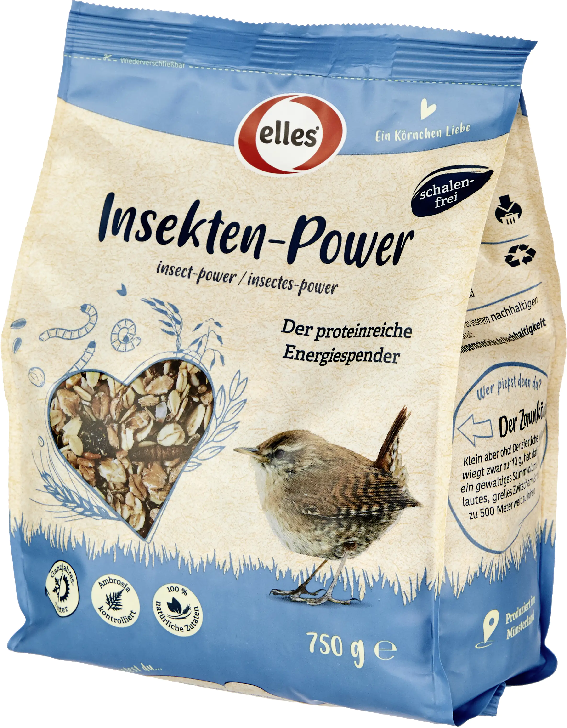 Elles Wildvogelfutter Insekten-Power 750 g Elles Wildvogelfutter Insekten-Power 750 g