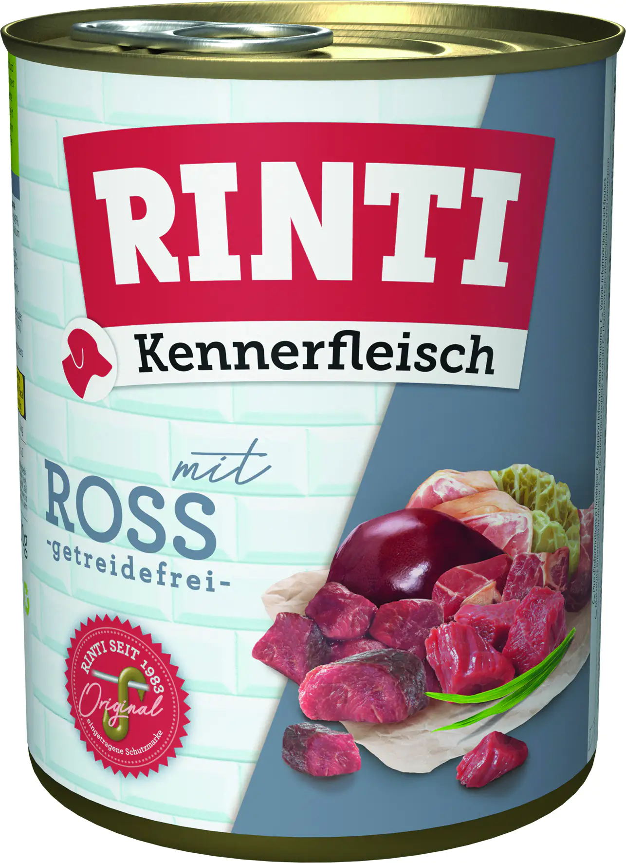 Rinti Kennerfleisch Hundenassfutter Adult 800 g Ross bei Kartonabnahme Rinti Kennerfleisch Hundenassfutter Adult 800 g Ross bei Kartonabnahme