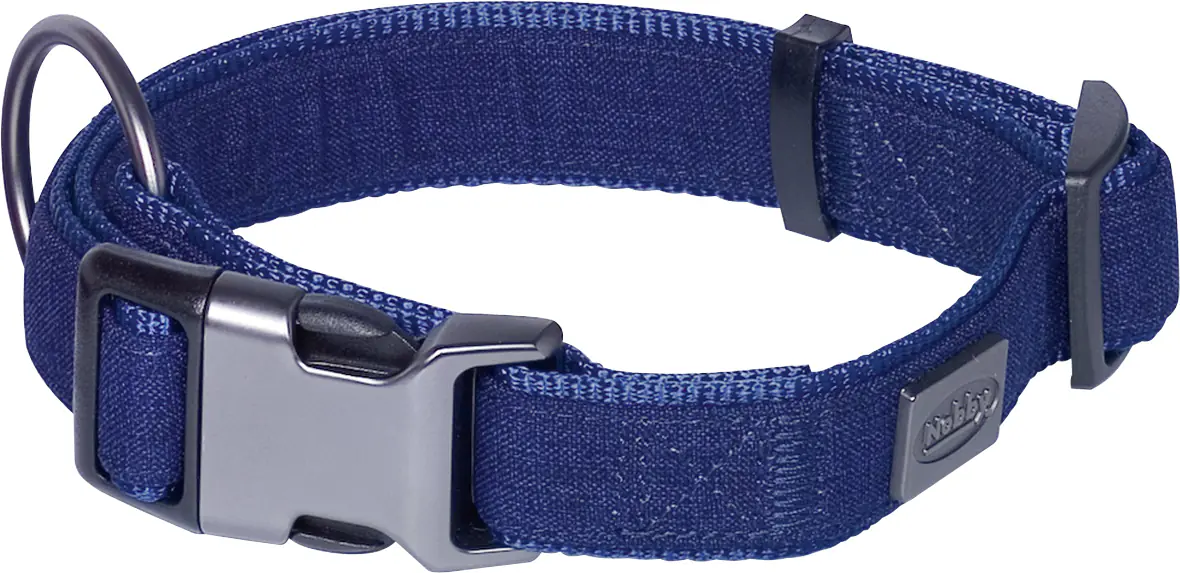 Nobby Halsband Linen Deluxe blau