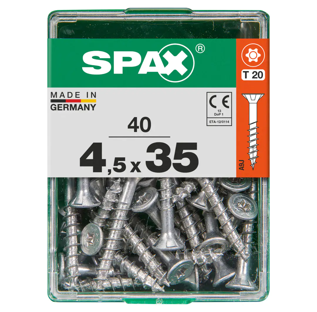 Spax Universalschrauben 4.5 x 35 mm TX 20 - 40 Stk.
