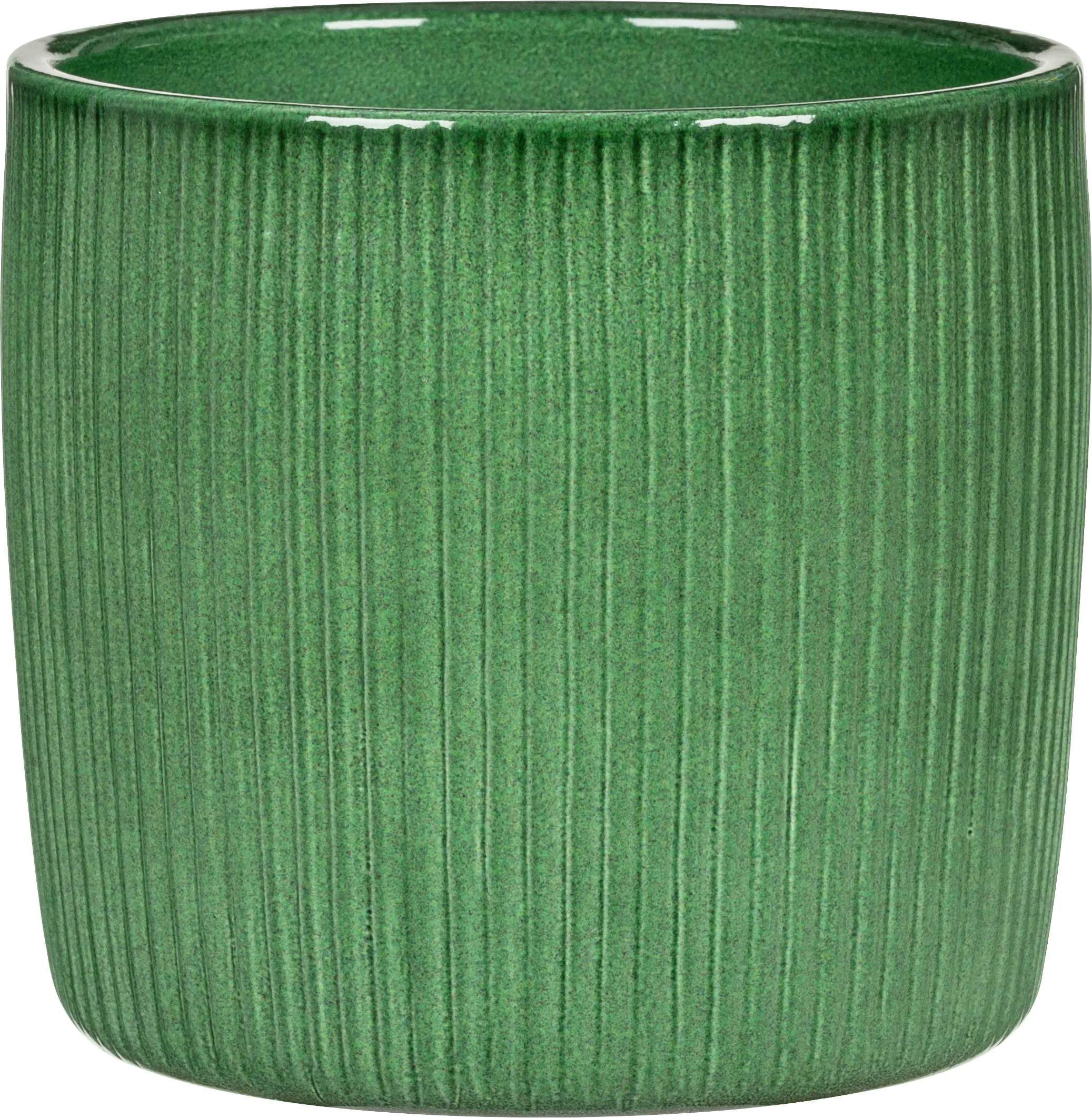 Scheurich Übertopf grün 13,5 x 13,5 cm Keramik 