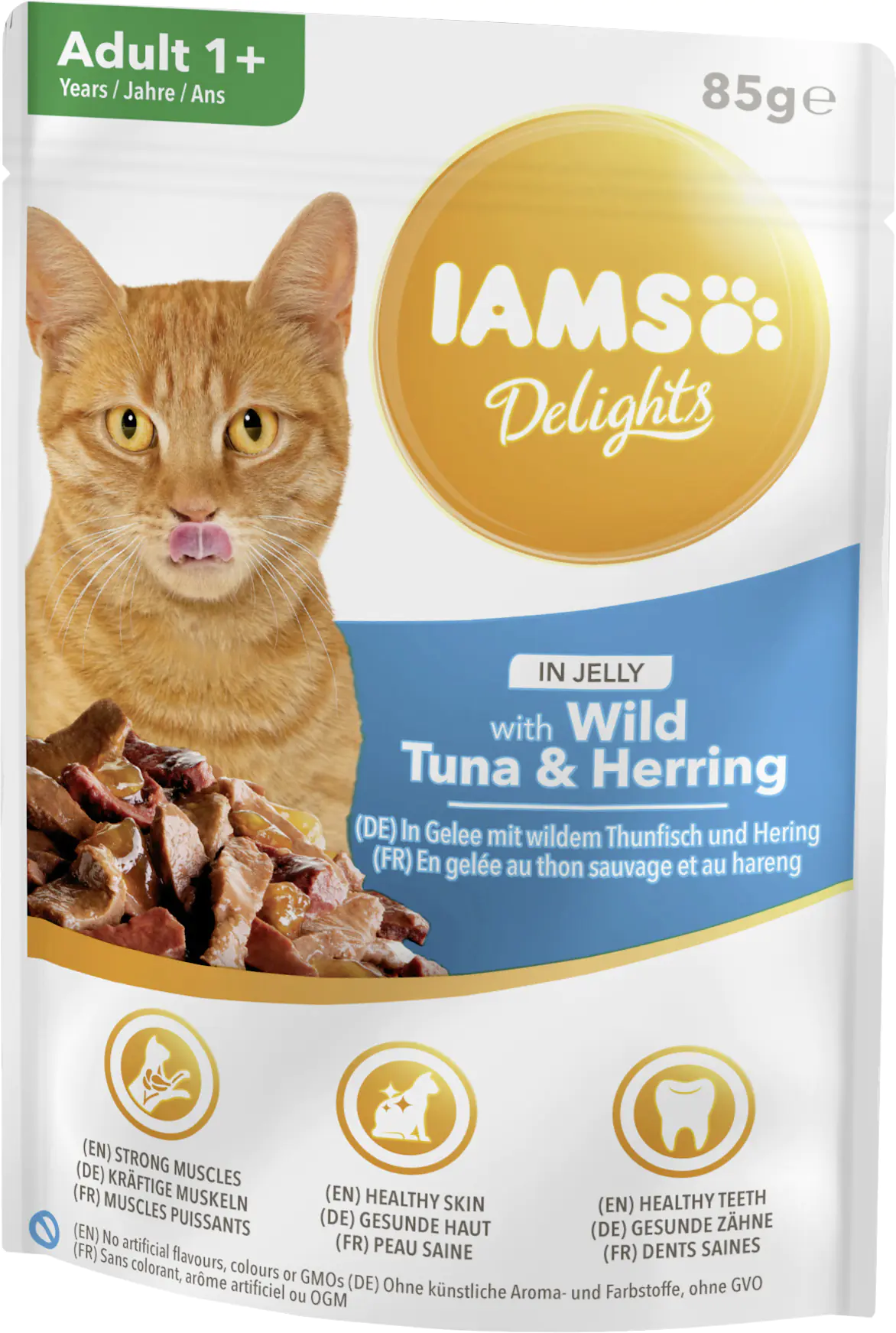 IAMS Delights Erw Thunfisch & Hering 85g 85g