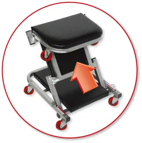 TrendLine Werkstatt-Rollliege und -Sitz 102 x 40 x 12 cm TrendLine Werkstatt-Rollliege und -Sitz 102 x 40 x 12 cm