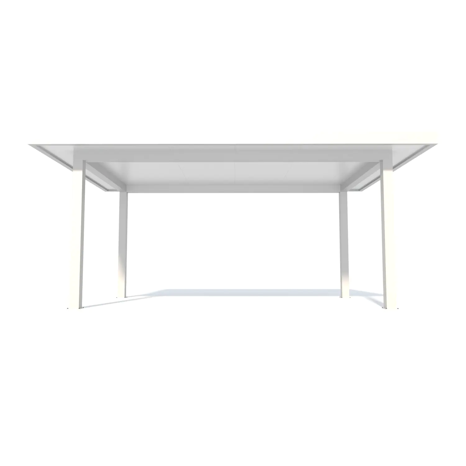 Carport Style 400 x 600 cm weiß