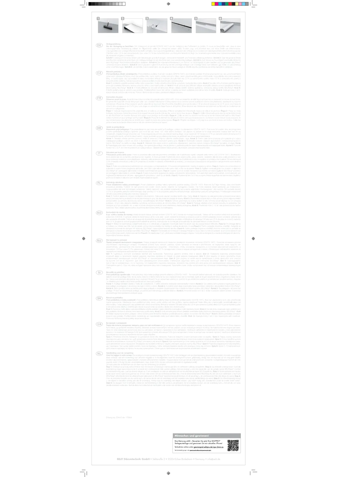 Selit Trittschalldämmung für Parkett und Laminat SELITPRO XPO 2mm, 10 m²