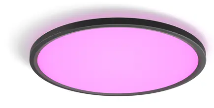 Philips Hue LED Deckenleuchte Tento rund schwarz 43 x 3 cm RGB Philips Hue LED Deckenleuchte Tento rund schwarz 43 x 3 cm RGB