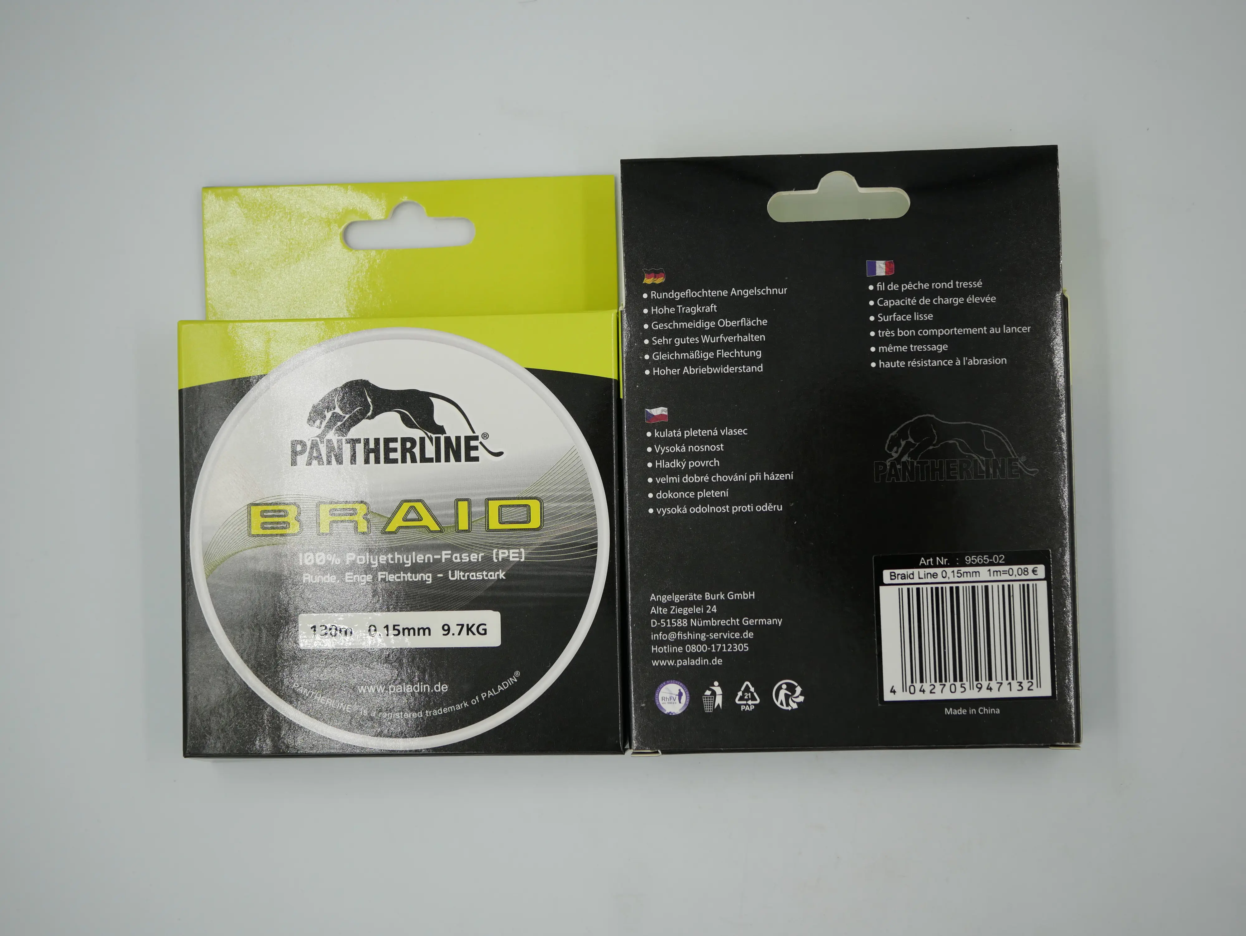 Paladin Angelschnur 0,15mm 130 m fluogelb Paladin Angelschnur 0,15mm 130 m fluogelb