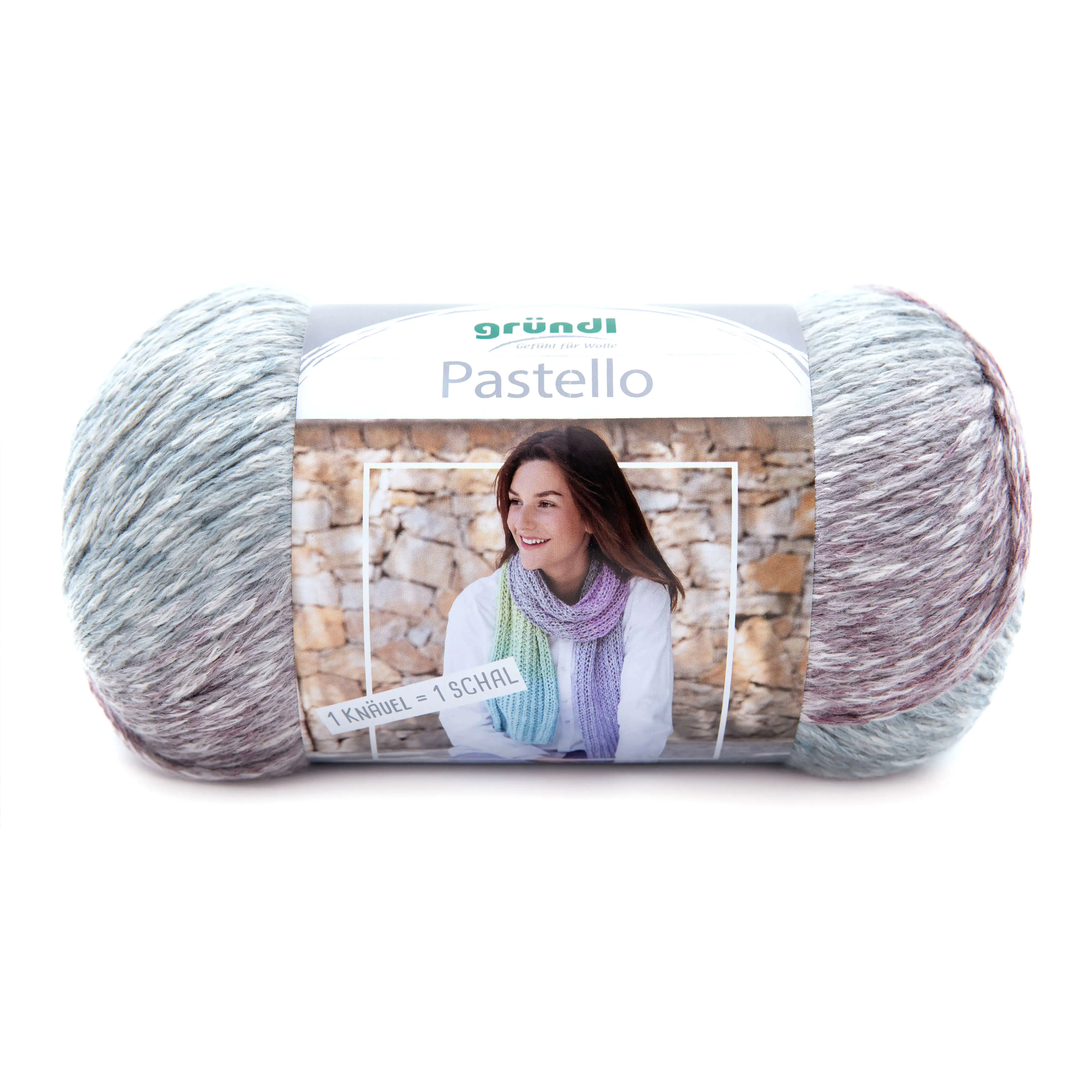 Gründl Wolle Pastello 200 g malve-opal pastel color meliert 200 g