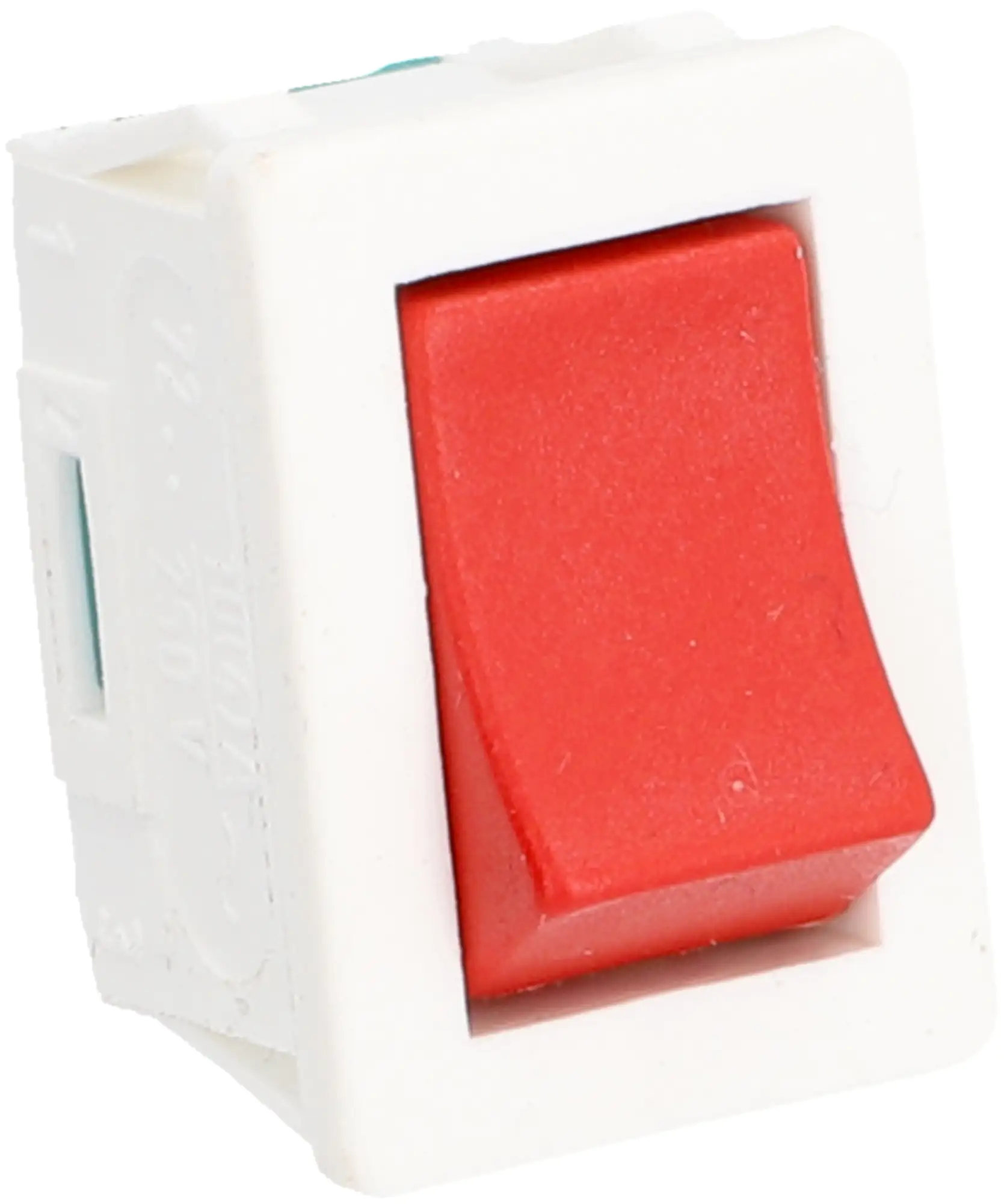 UniTec Einbau-Wippschalter mit Beschriftung weiß rot