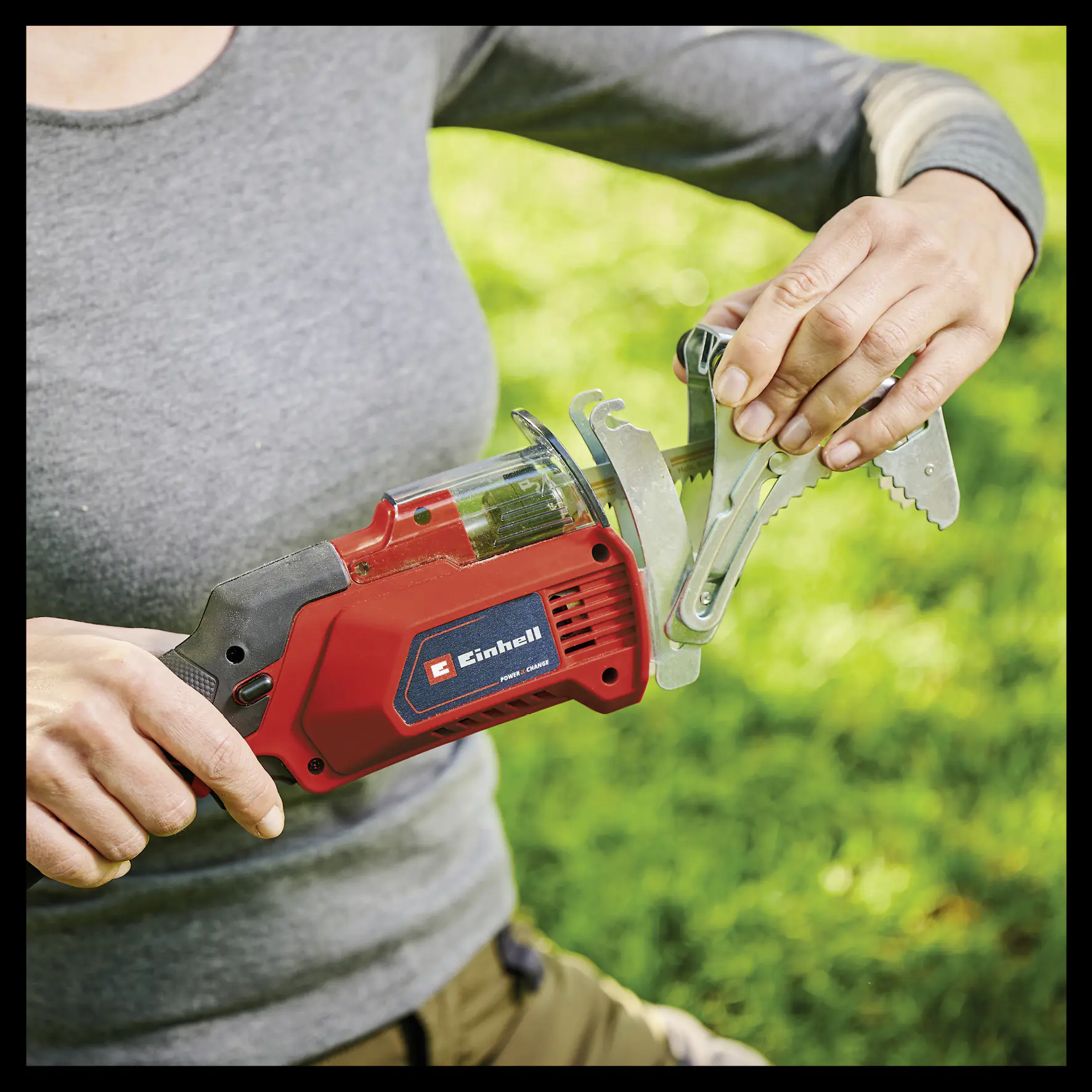 Einhell Akku Gehölzschneider GE-GS 18/150 Li-Solo 8 cm Schnittstärke