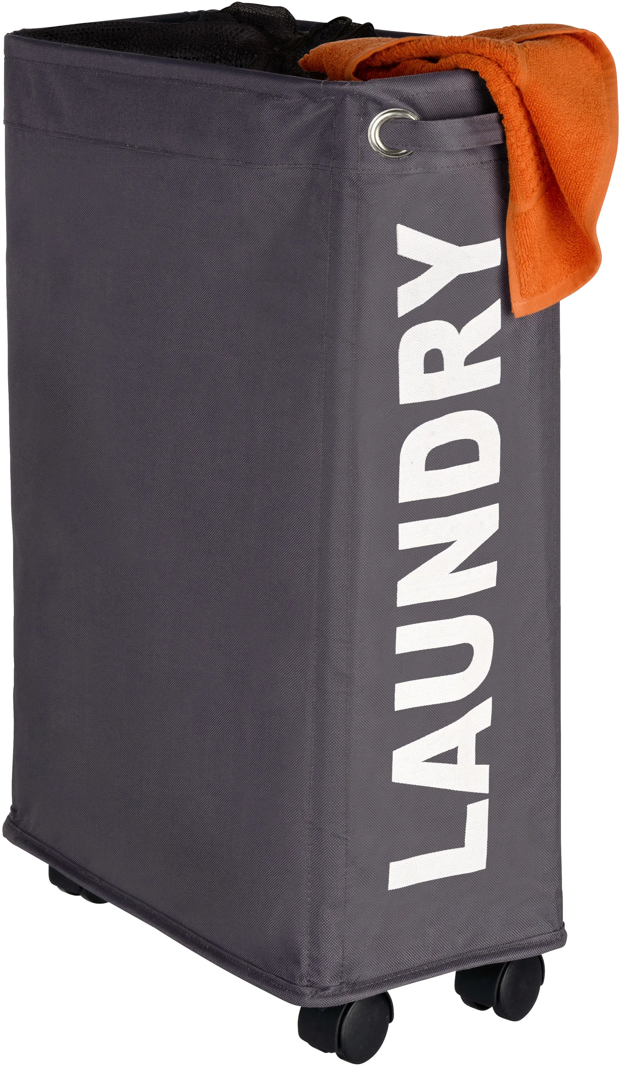 Wenko Wäschesammler Corno 43 l, grau