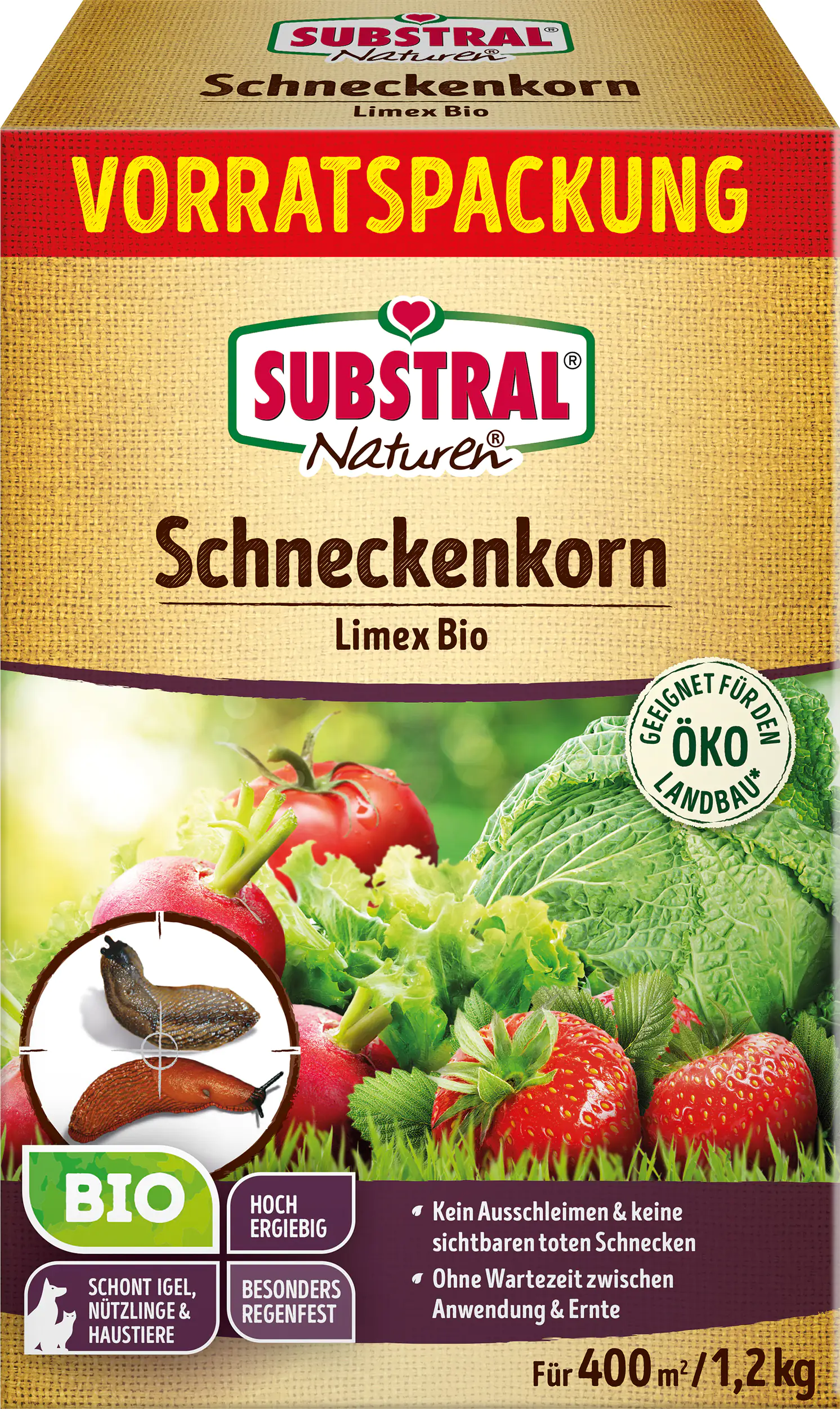 Substral Naturen Schneckenkorn Limex Bio 1,2 kg Substral Naturen Schneckenkorn Limex Bio 1,2 kg