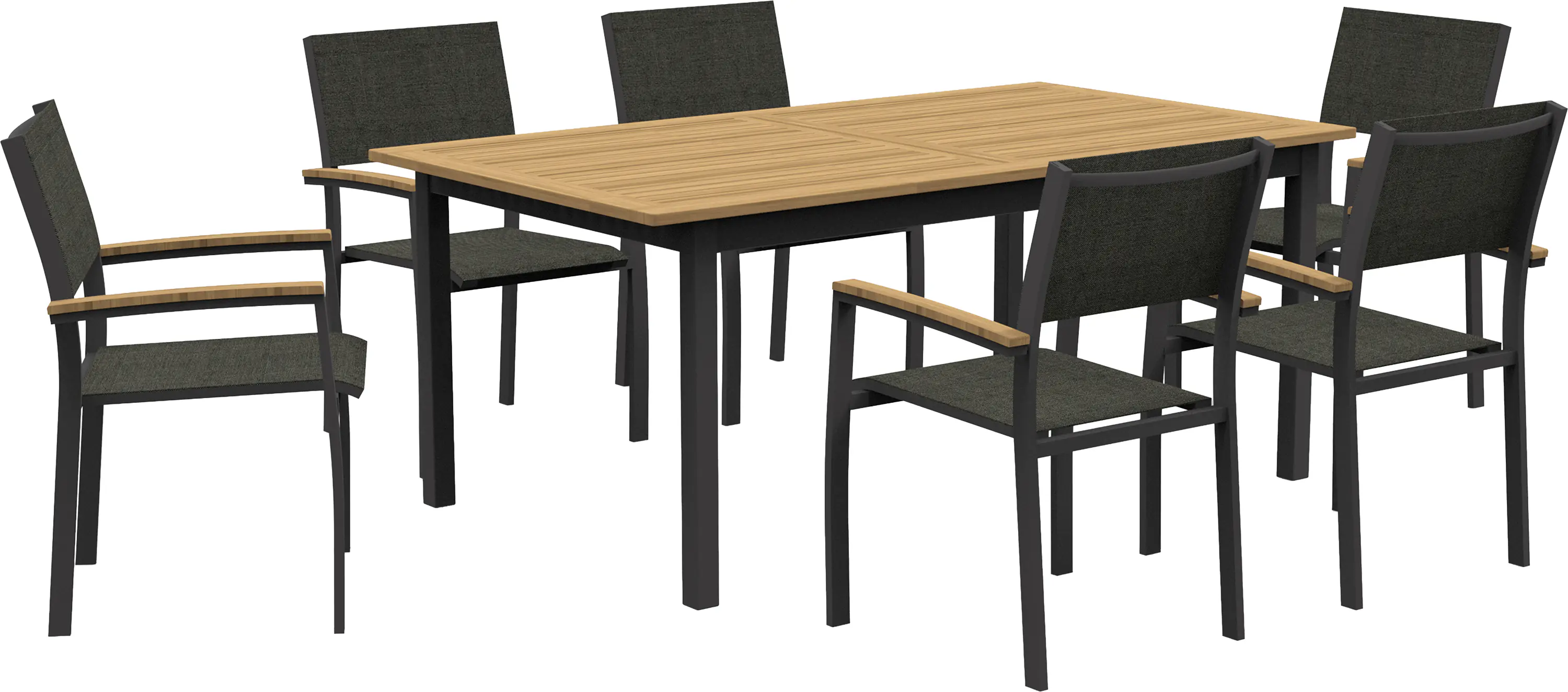 Primaster Garten-Essgruppe Atrani 6 Personen mit ausziehbarem Tisch