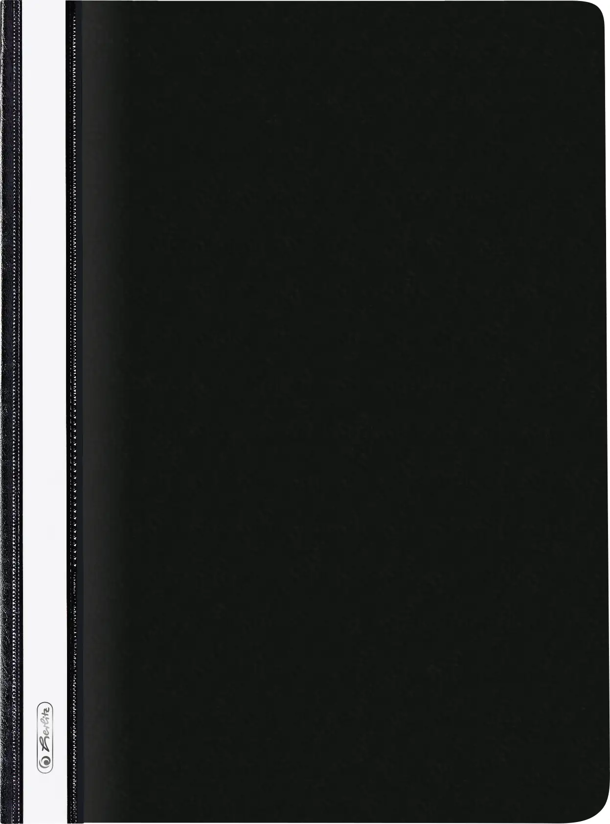 herlitz Schnellhefter A4 PP transparenter Vorderdeckel schwarz