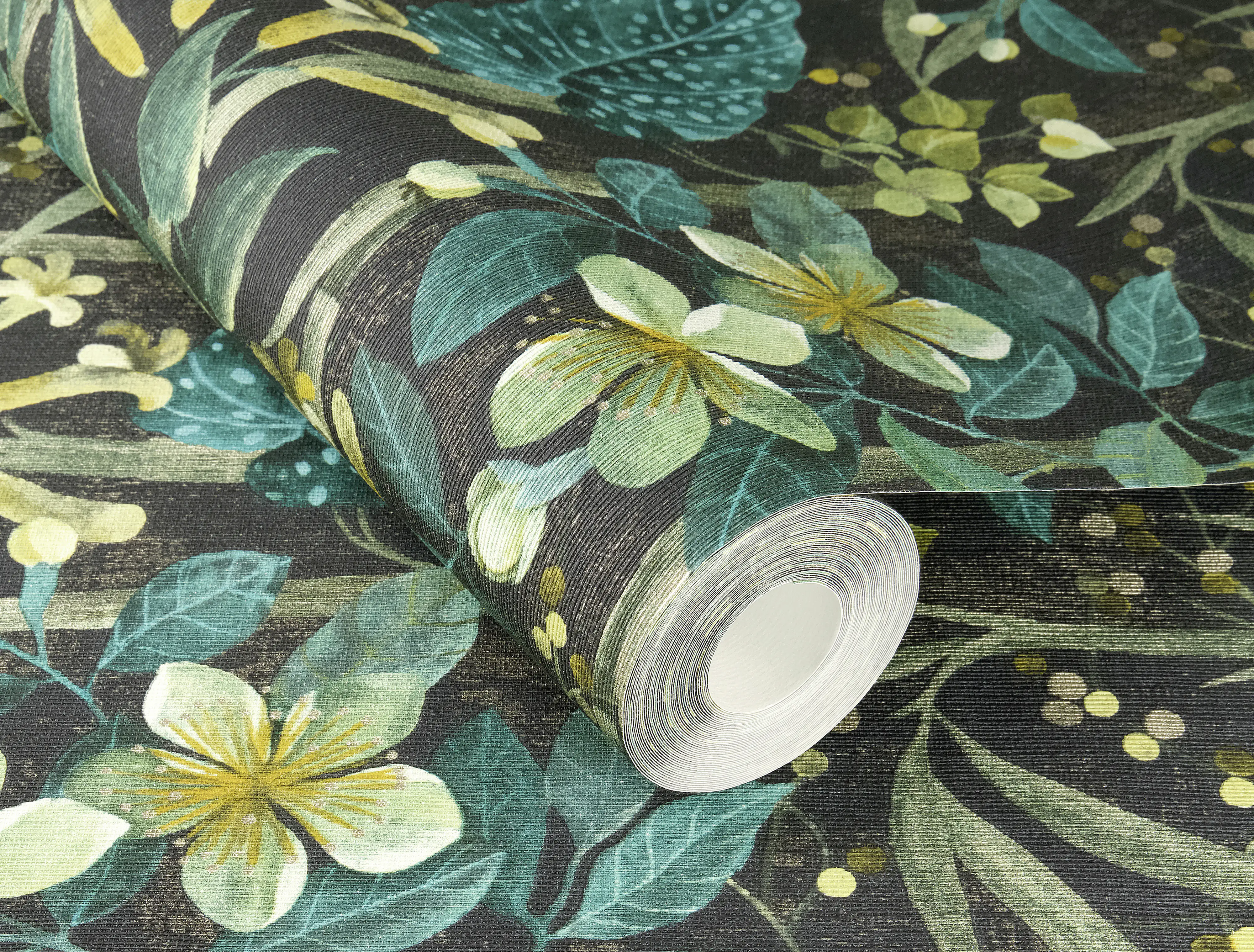 Rasch Vliestapete 538243 Blau-Demin Muster & Motive 10,05 m x 0,53 m