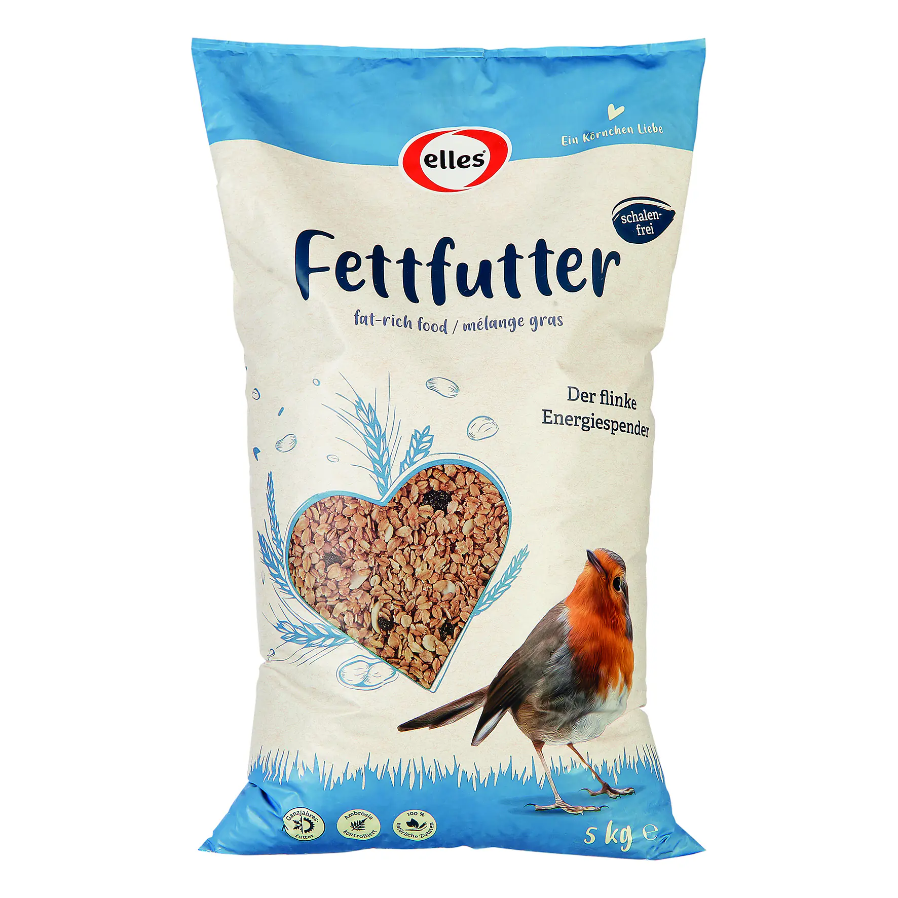Elles Wildvogelfutter Fettfutter 5 kg