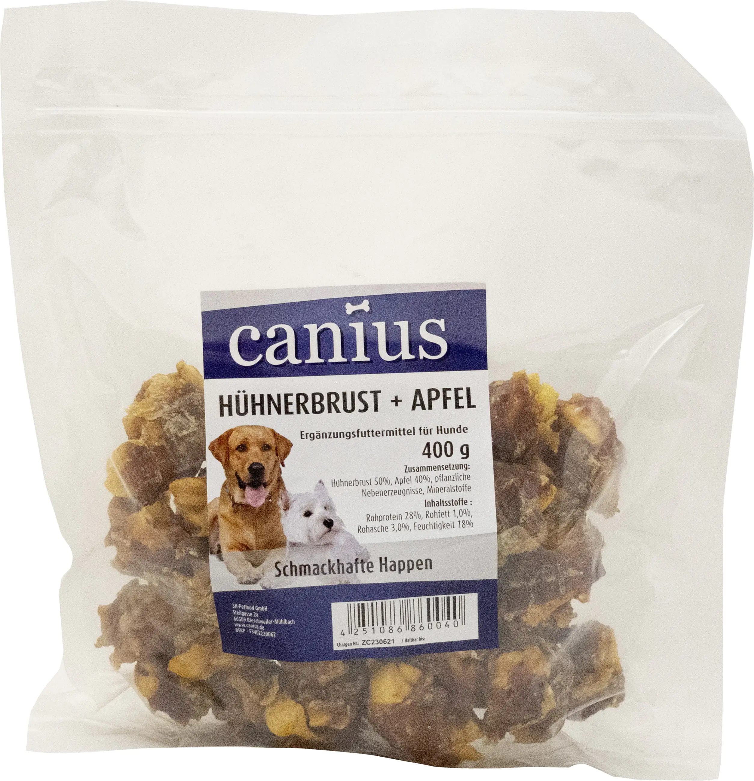 Canius Hühnerbrust & Apfel 400 g Canius Hühnerbrust & Apfel 400 g